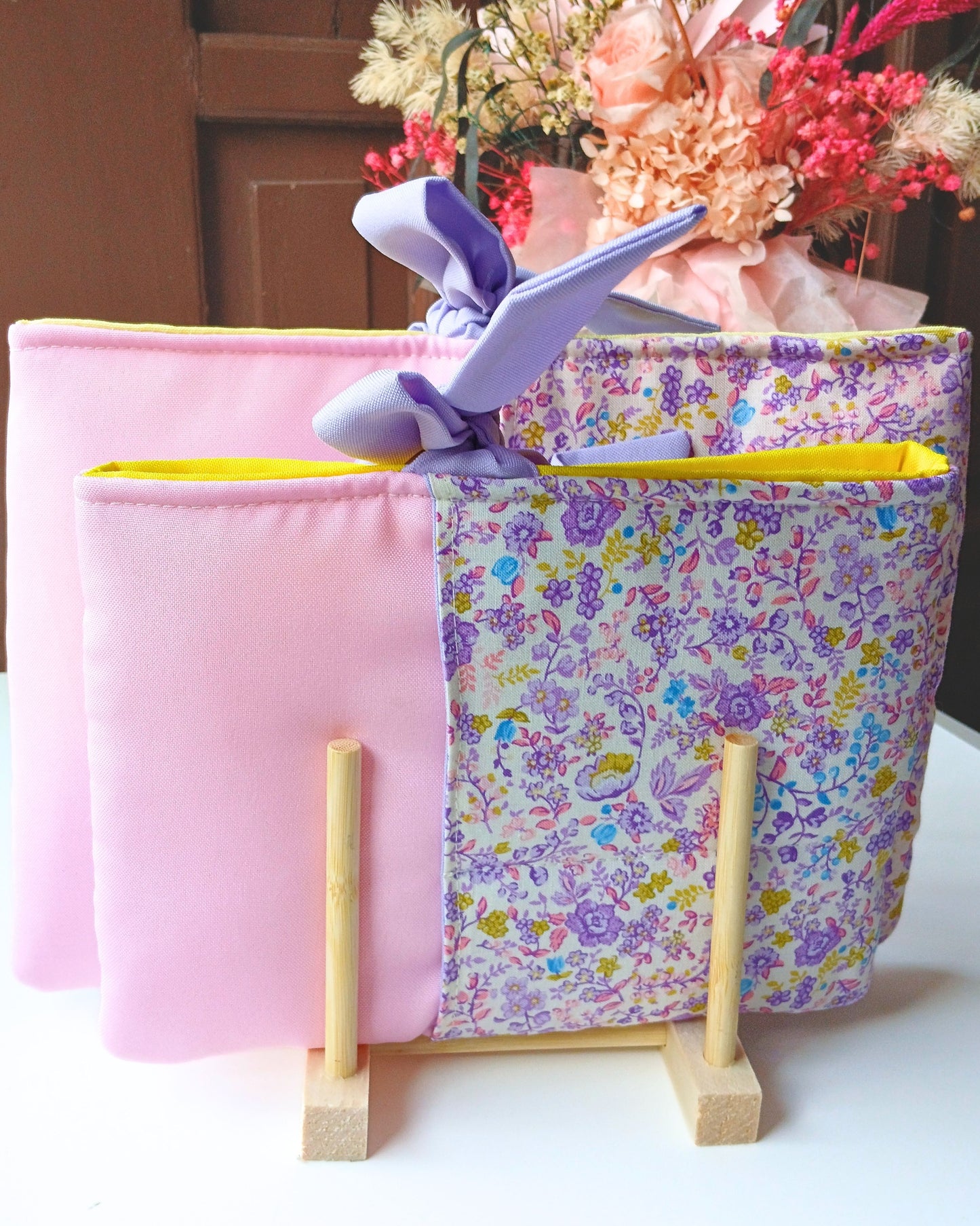 Isabela in Purple Bloom Book Sleeves