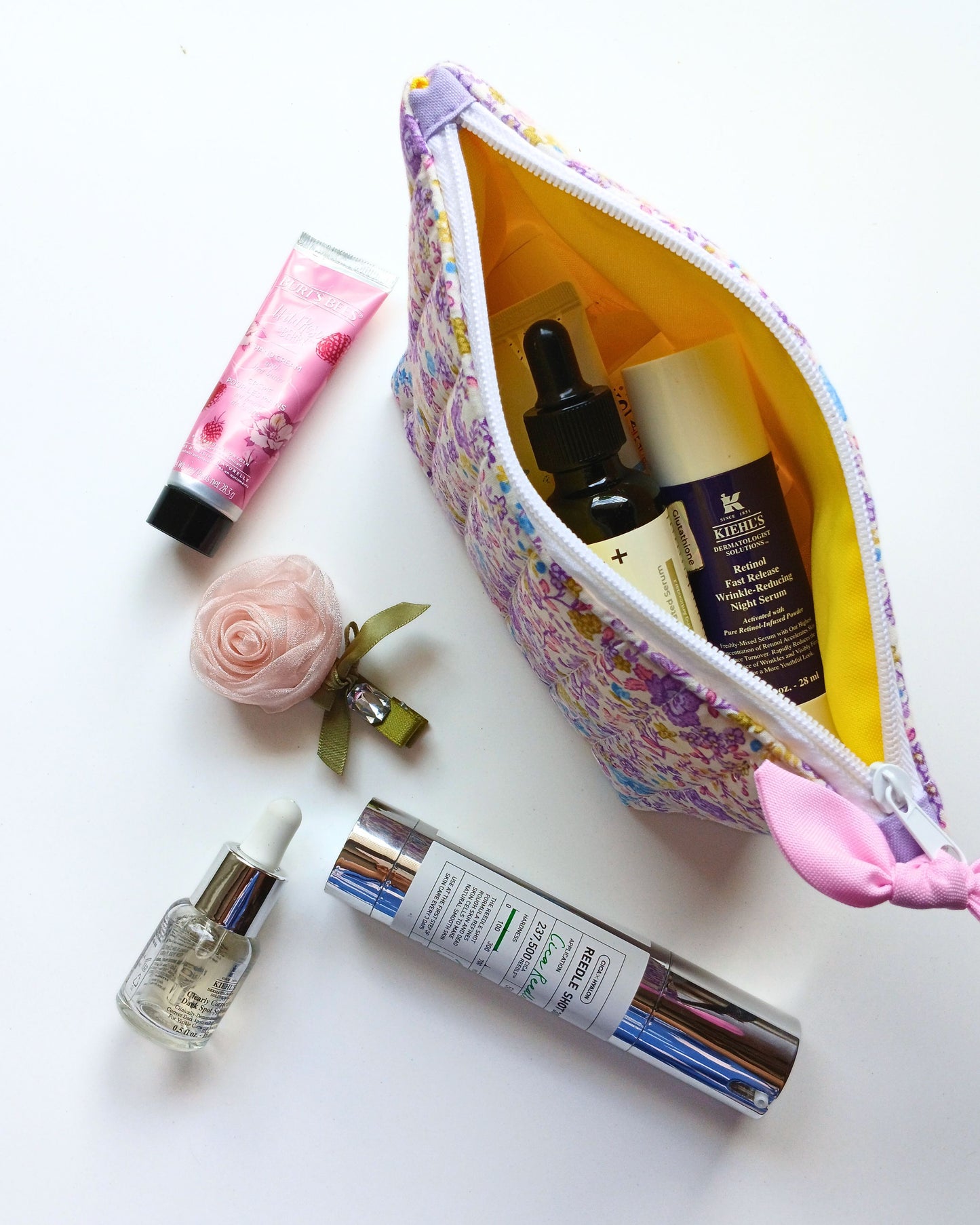 Isabela in Purple Bloom Toiletry Pouch