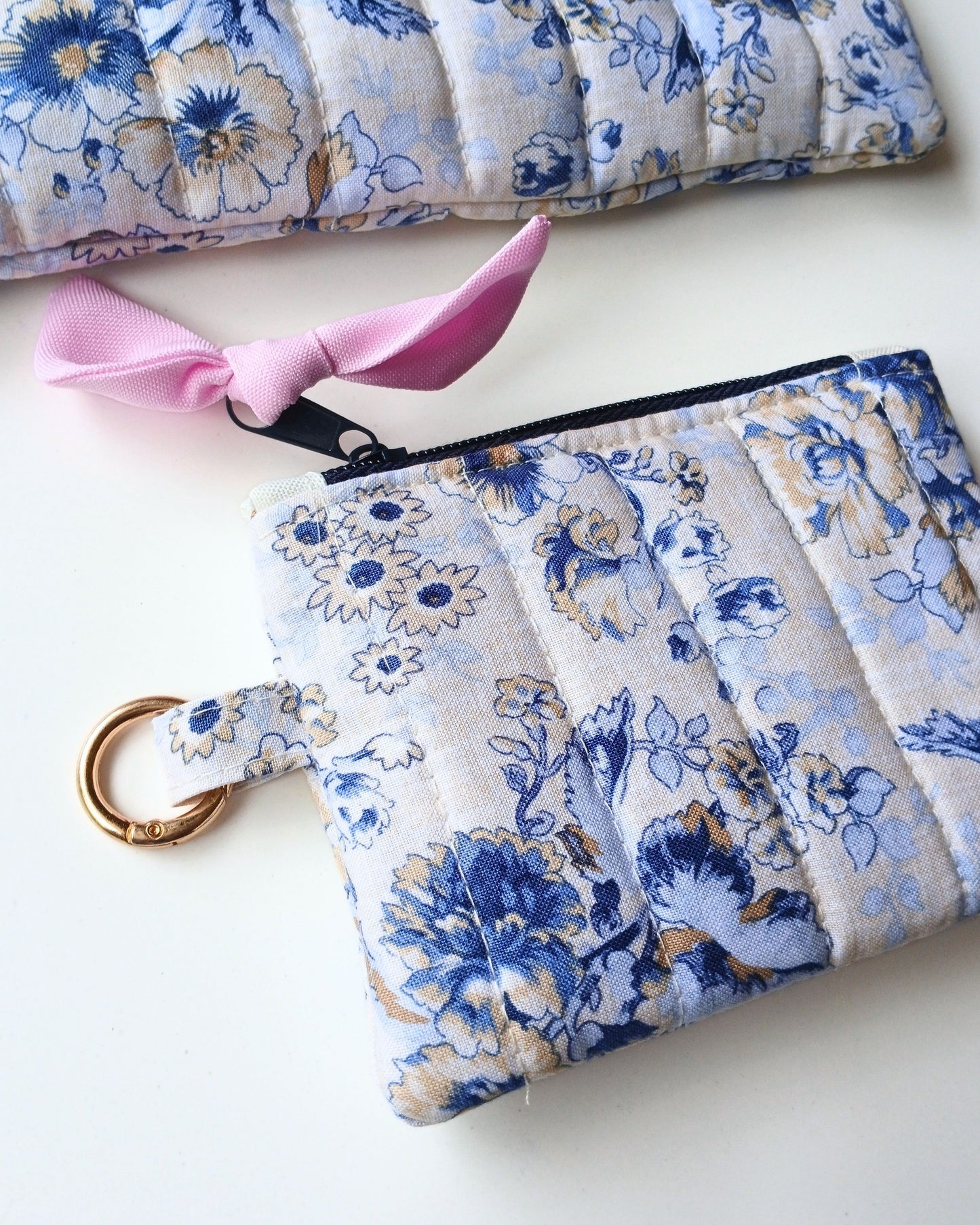 Luisa in Midnight Blue Flat Pouches