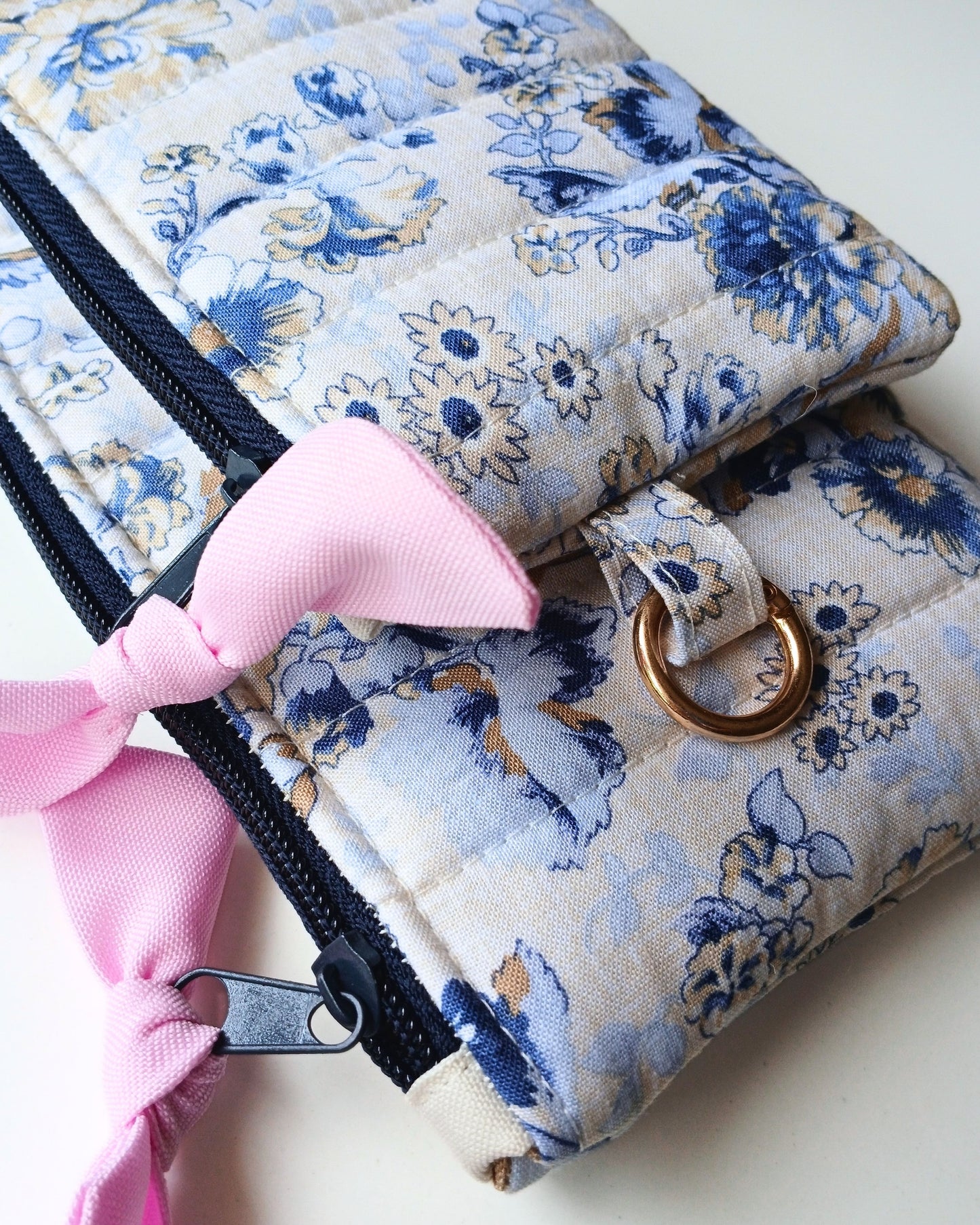 Luisa in Midnight Blue Flat Pouches