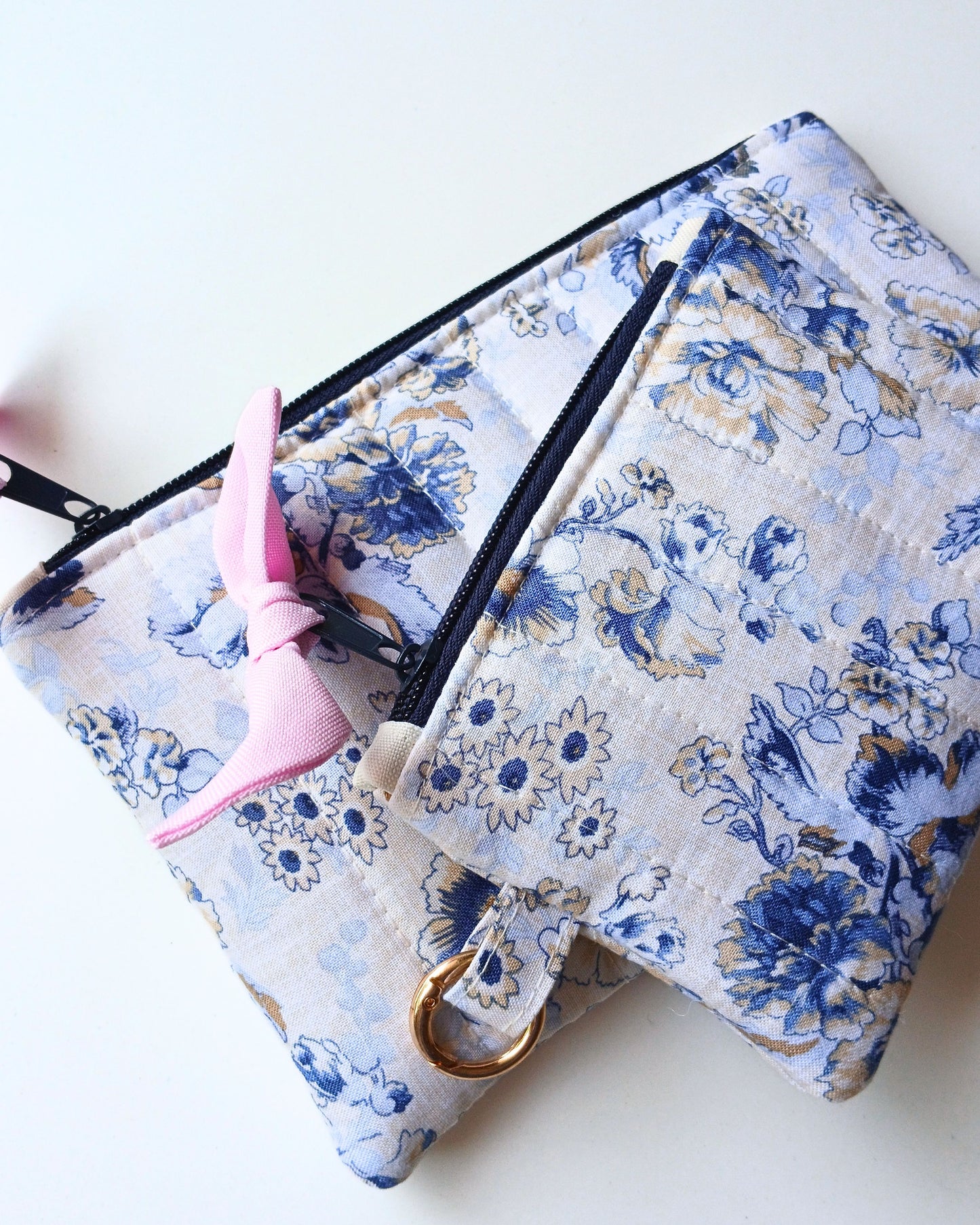 Luisa in Midnight Blue Flat Pouches