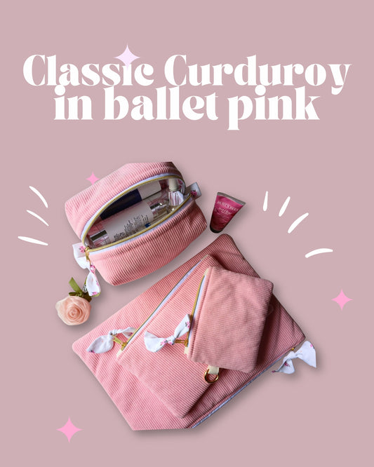 Classic Curduroy in Ballet Pink