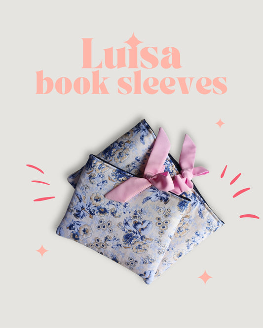 Luisa in Midnight Blue Book Sleeves