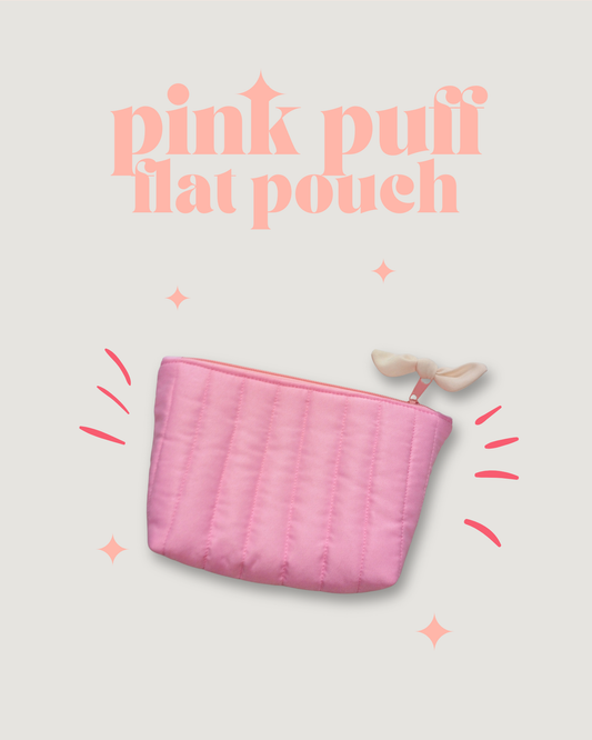 Pink Puff Toiletry Pouch