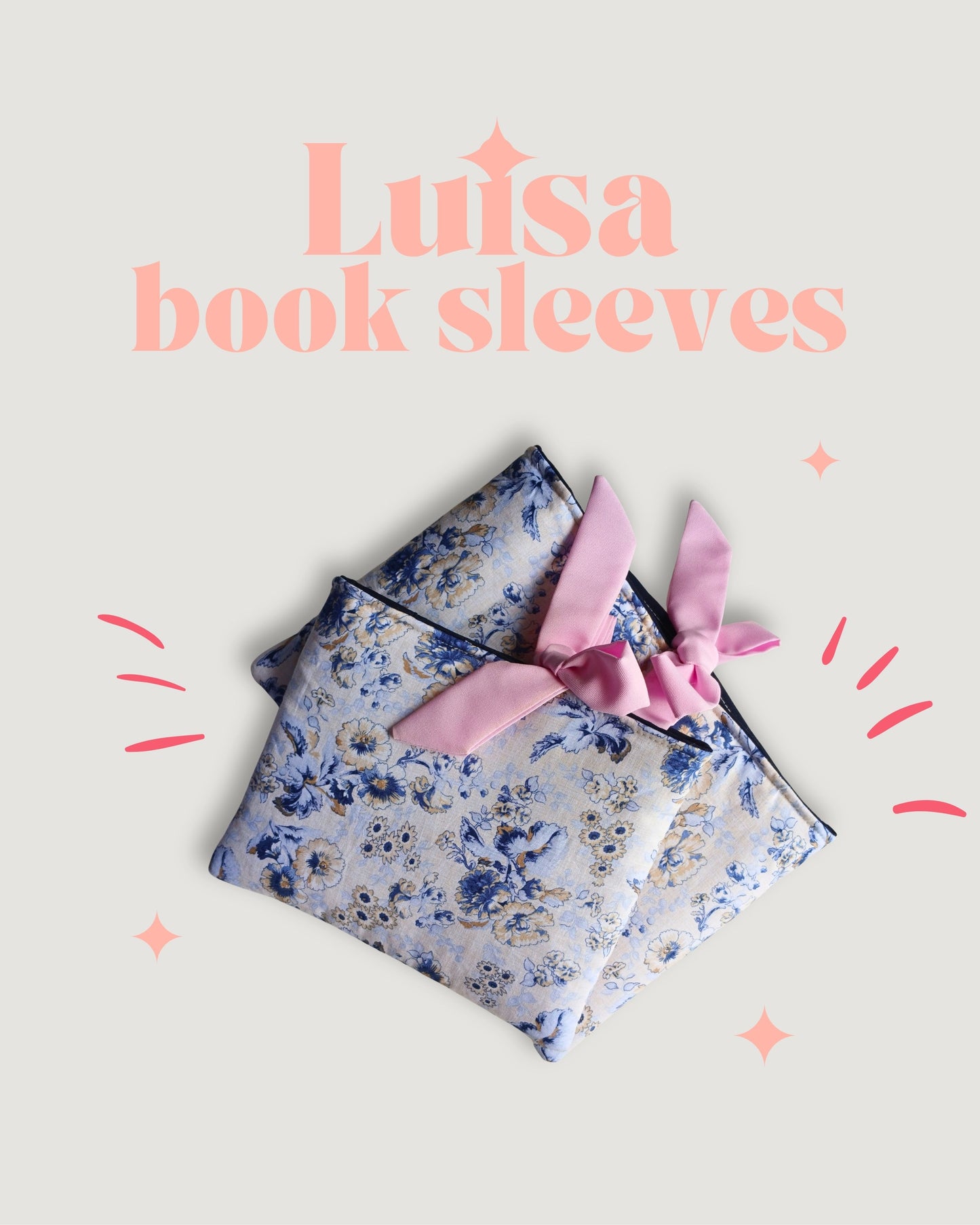 Luisa in Midnight Blue Book Sleeves